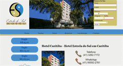Desktop Screenshot of hotelestreladosul.com.br
